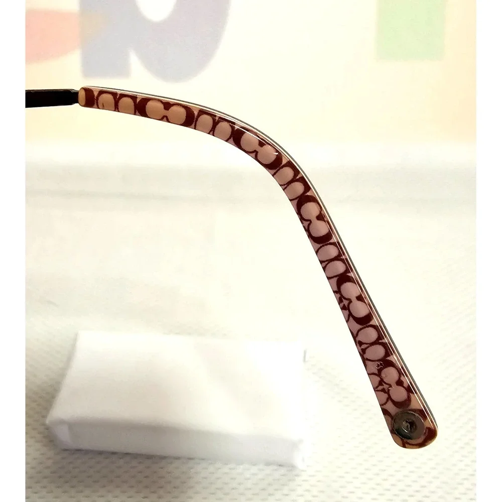 COACH DANA 130 Burgundy Authentic Eyeglasses Half Rim 50mm‎ 